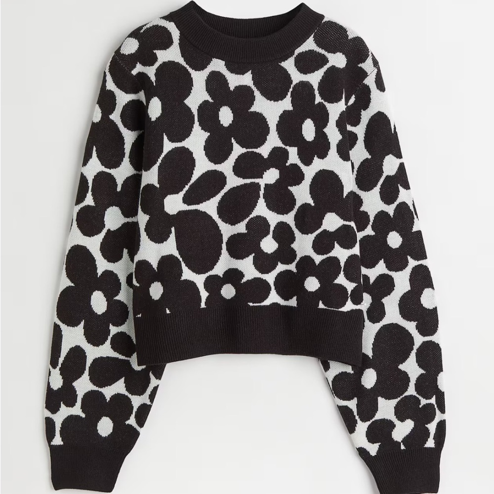 Divided by H&M Retro Floral Sweater